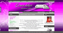 Desktop Screenshot of leneadekor.cz